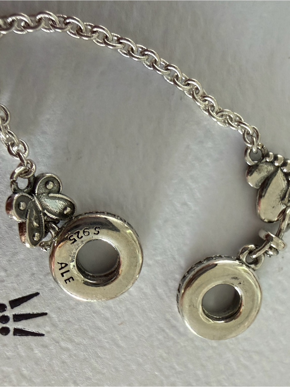 Pandora Retired Butterfly Safety Chain #790385